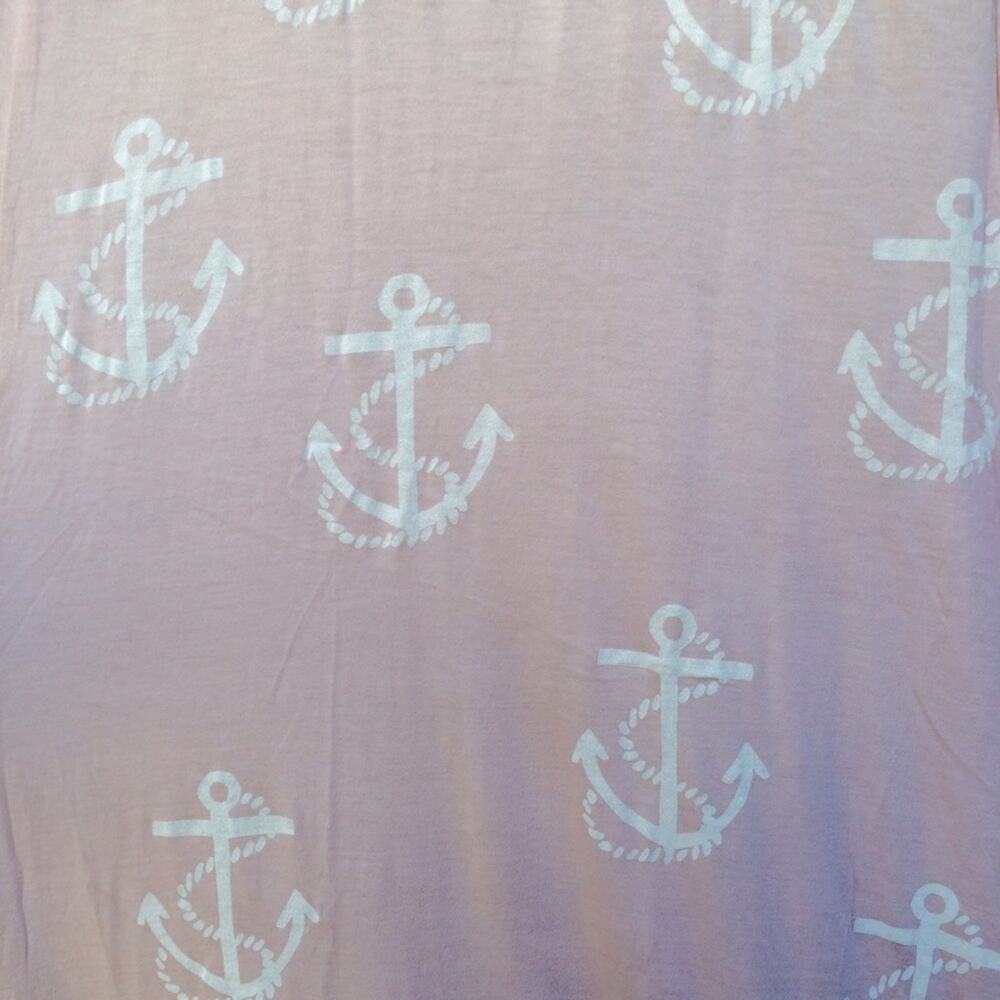 WILDFOX 'Olive Oil' Nautical Anchor Antoinette Yacht Tank Maxi Dress Pink XS - Picture 3 of 7